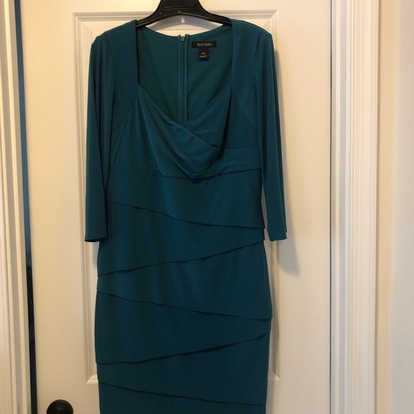 Turquoise Sheath Dress - Picture 4 of 6